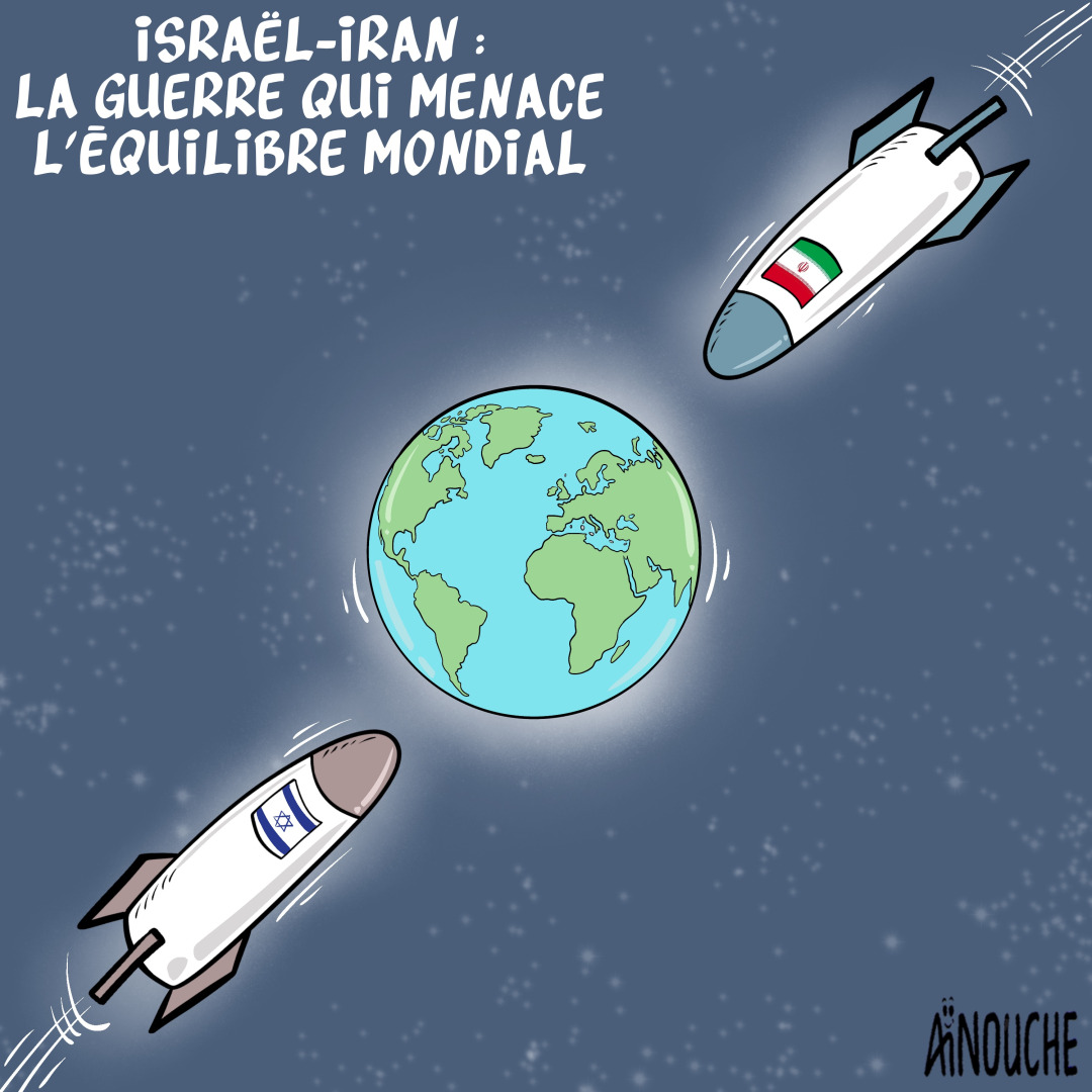 Caricature de Ghilas Ainouche
